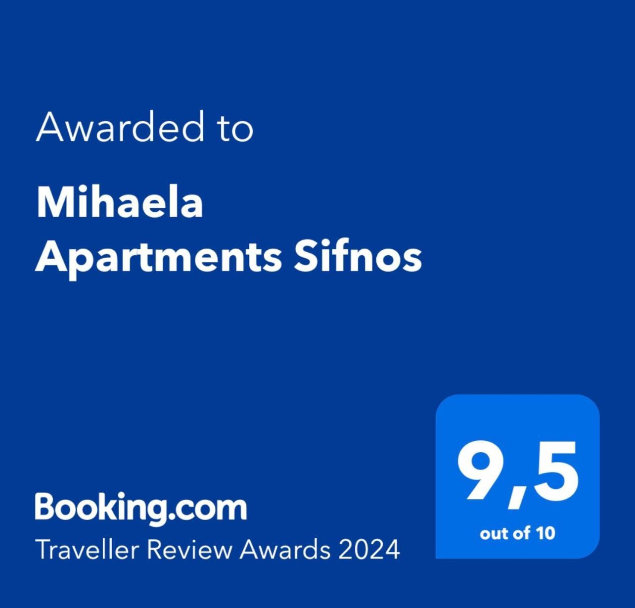 Mihaela Apartments Sifnos Fáros Exteriör bild